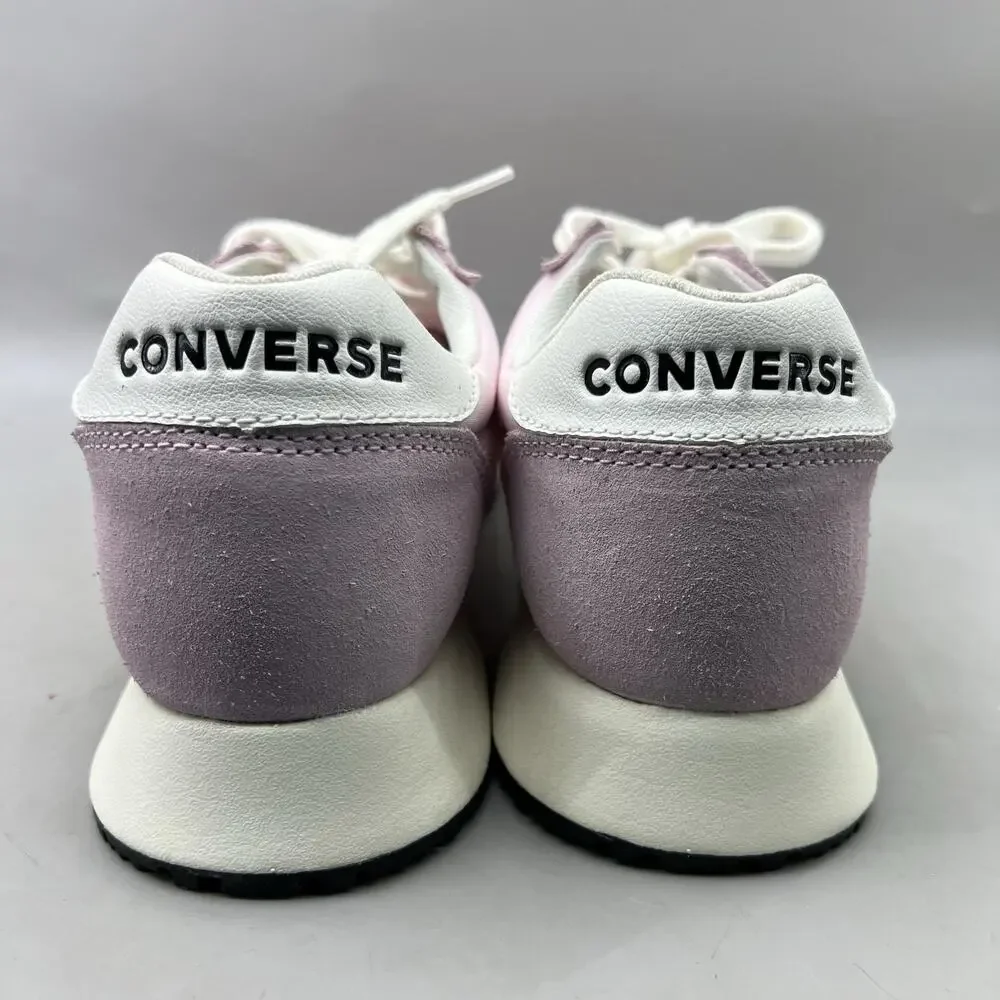 Converse Omega Trainer Shoes Women Size 9.5 Pink Canvas Suede Comfort Sneakers